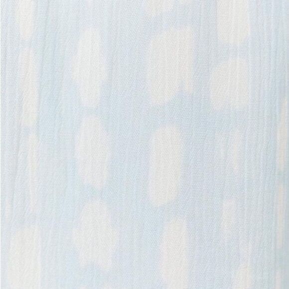 Torrid Light Blue Tie-Dye Gauze Crop Top & Drawstring Short Short Set - Picture 4 of 12